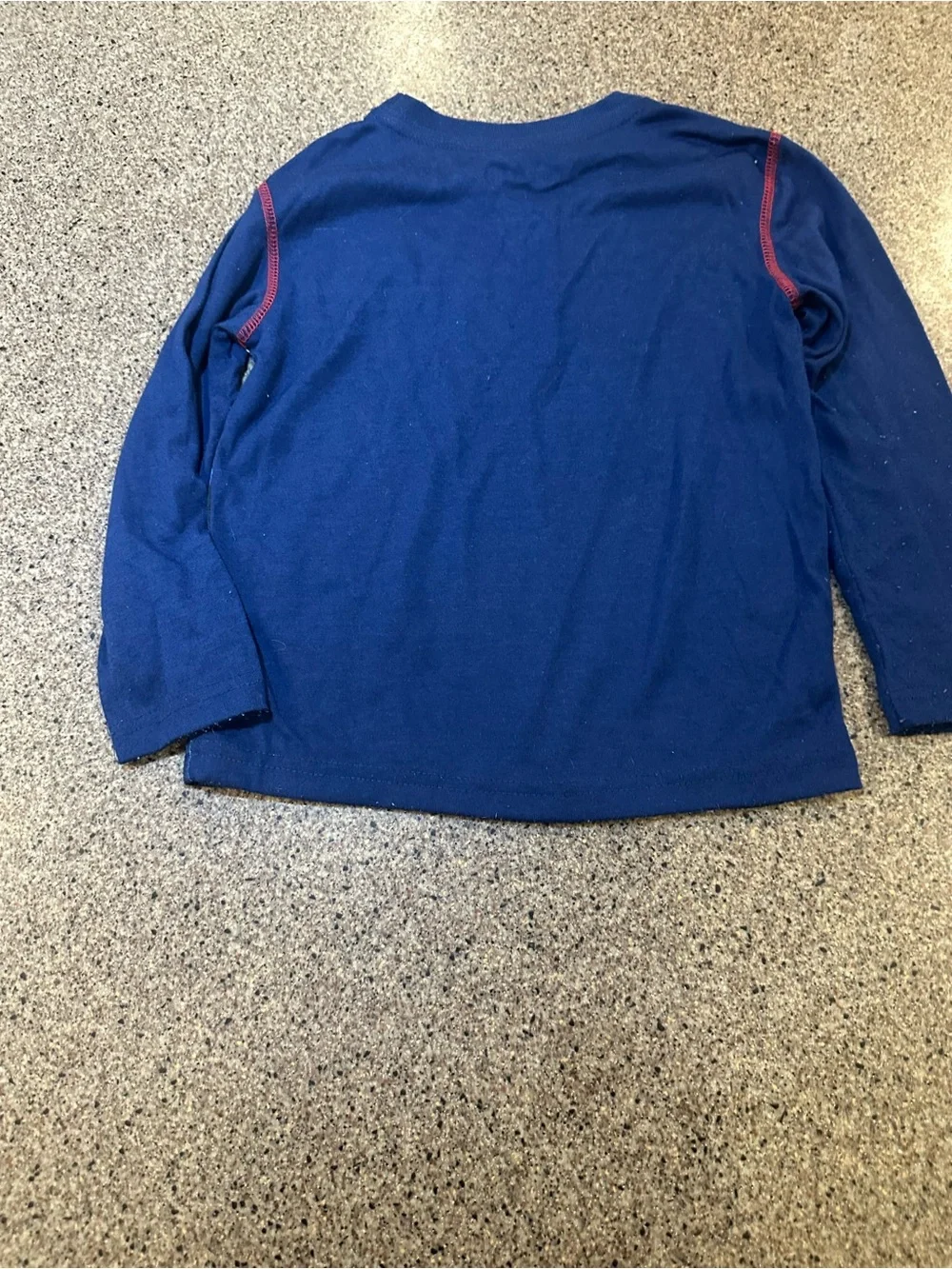 Marvel Spider-Man Long Sleeve Tee in Navy with Red Graphic